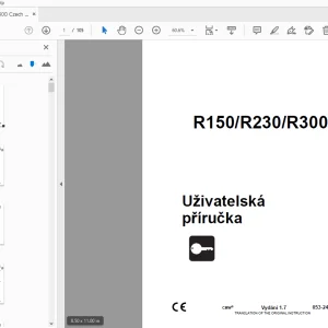 Ditch Witch R150/R230/R300 Uživatelská příručka 053-2462 PDF